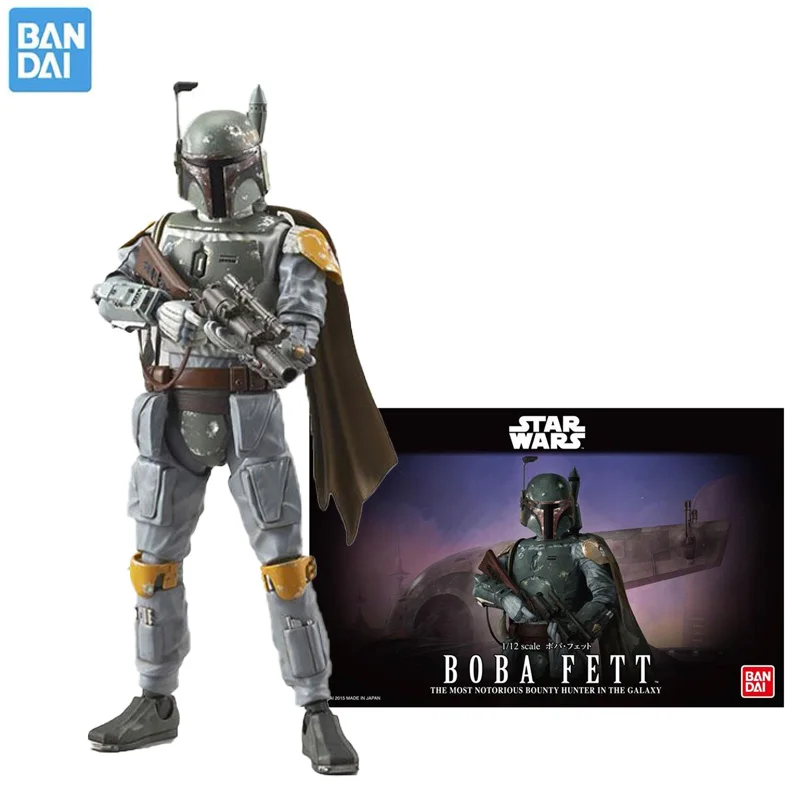 In Stock 15CM Bandai Star Wars SW 1/12 The Bounty Hunter Boba Fett Boba Action Figure Collectible Assembly Model Toys for Boys
In Stock 15CM Bandai Star Wars SW 1/12 The Bounty Hunter Boba Fett Boba Action Figure Collectible Assembly Model Toys for Boys