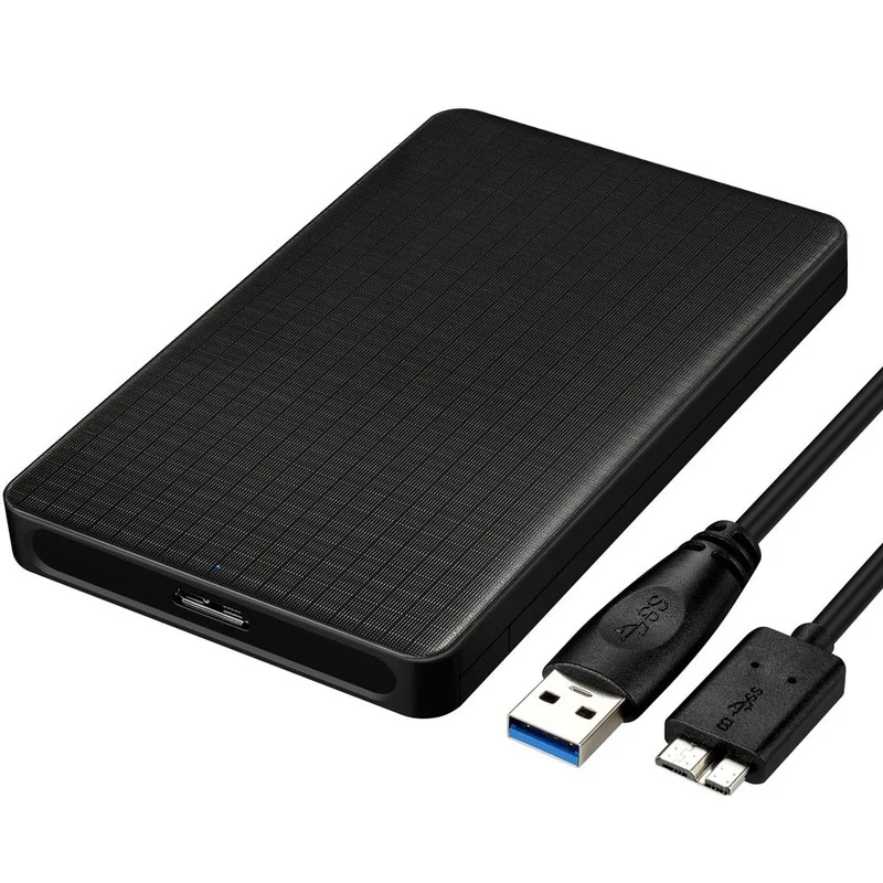 Контейнер для жесткого диска SATA 2 5 дюйма Usb3.0 Переносной SSD скользящая крышка