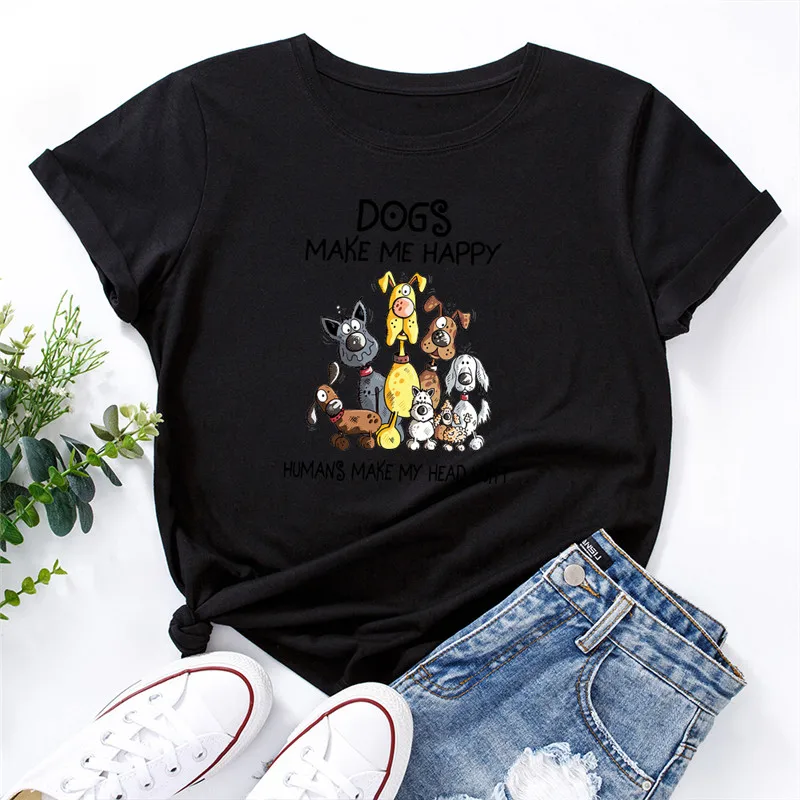 S-5XL 100%Cotton Women T Shirt Plus Size Women Shirt Lovely Dogs Printed Shirt O Neck Short Sleeve Tshirts Kawaii Y2k Top
S-5XL 100%Cotton Women T Shirt Plus Size Women Shirt Lovely Dogs Printed Shirt O Neck Short Sleeve Tshirts Kawaii Y2k Top