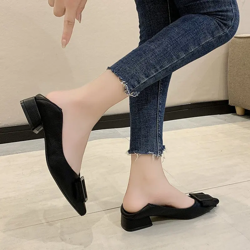New Two-wear Women's High Heels Pointed Toe Shallow Mouth Women's High Heels Versatile Square Heel High Heels shoes high heels
New Two-wear Women's High Heels Pointed Toe Shallow Mouth Women's High Heels Versatile Square Heel High Heels shoes high heels