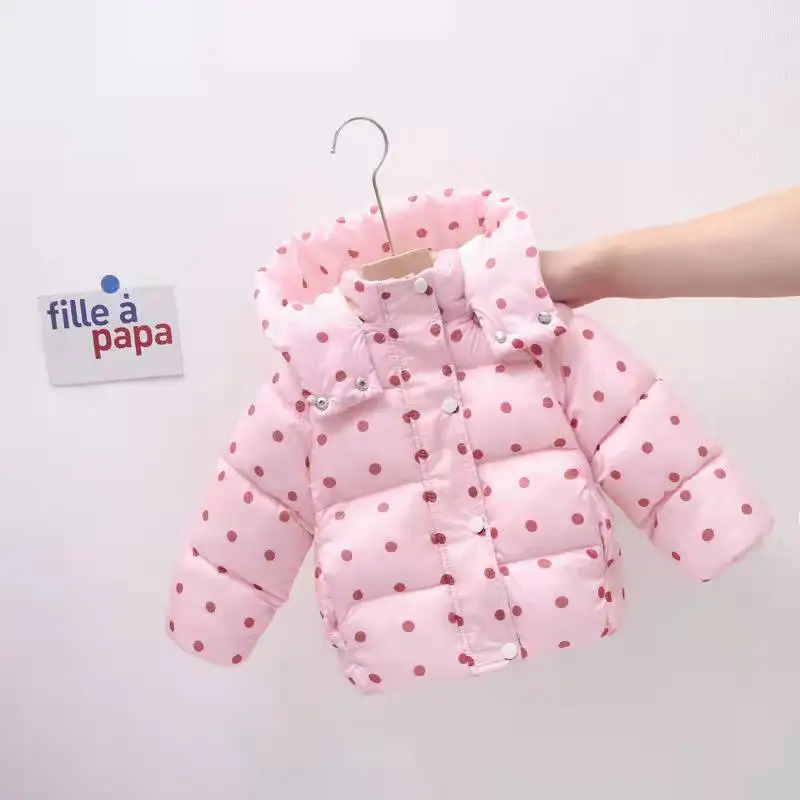 Children's Autumn Winter Cotton-padded Clothes Children's Plus Cashmere Warm Padded Jacket Boys and Girls Polka-dot Coat
Children's Autumn Winter Cotton-padded Clothes Children's Plus Cashmere Warm Padded Jacket Boys and Girls Polka-dot Coat