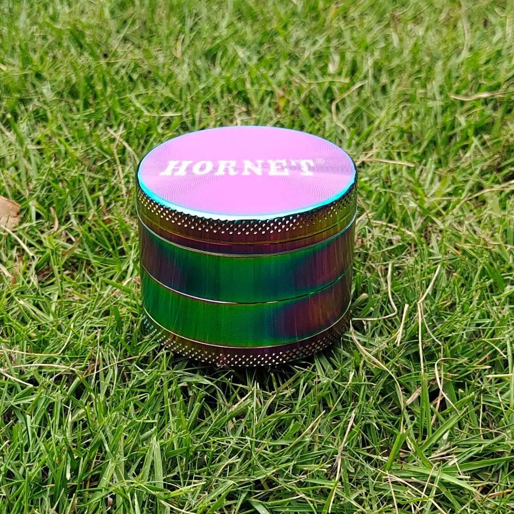 HONEYPUFF Радужный новый дизайн цинковый сплав Табак Травяные специи дробилка с