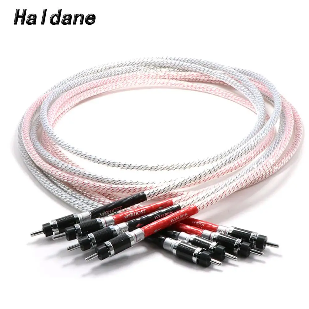 Haldane HIFI one pair 2 to 2 Speaker Cable 7N Nordost Valhalla Carbon Fiber Banana Plug Player Speaker Audiophile Cable 
Haldane HIFI one pair 2 to 2 Speaker Cable 7N Nordost Valhalla Carbon Fiber Banana Plug Player Speaker Audiophile Cable