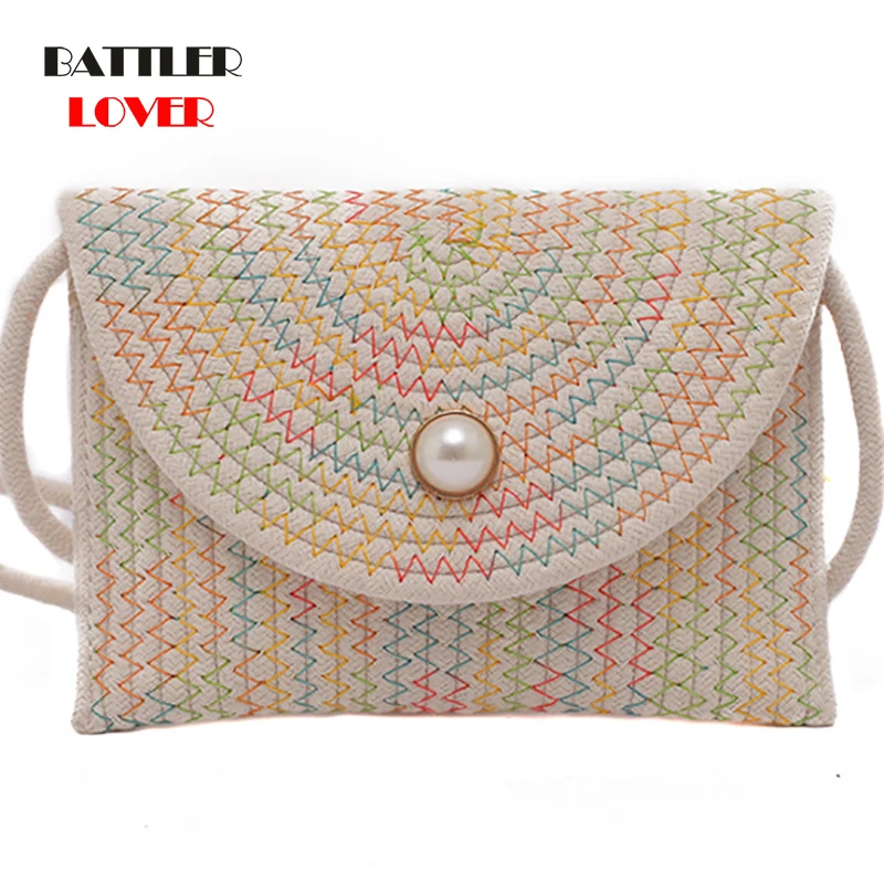 Women Weave Woven Crossbody Bag New Summer Fashion 2020 Designer Pearl Shoulder Bags Cute Travel Beach Bag Handbags Totes
Women Weave Woven Crossbody Bag New Summer Fashion 2020 Designer Pearl Shoulder Bags Cute Travel Beach Bag Handbags Totes