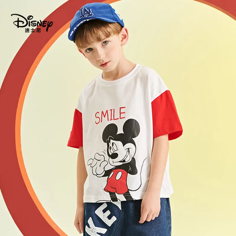 Disney Children's Clothing Summer New Trendy Cool Stitching Cartoon Top Loose Short Sleeve T-shirt
Disney Children's Clothing Summer New Trendy Cool Stitching Cartoon Top Loose Short Sleeve T-shirt