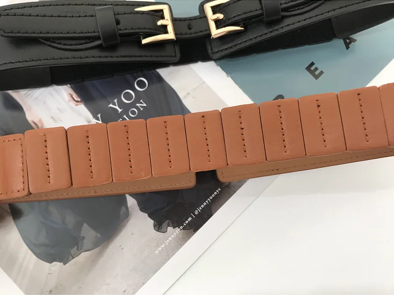 Women Belt New Stretch Waist Seal Double Buckle Fashionable and Contracted Elastic Belt Female Dress Matches Coat Ins Strap T2
Women Belt New Stretch Waist Seal Double Buckle Fashionable and Contracted Elastic Belt Female Dress Matches Coat Ins Strap T2