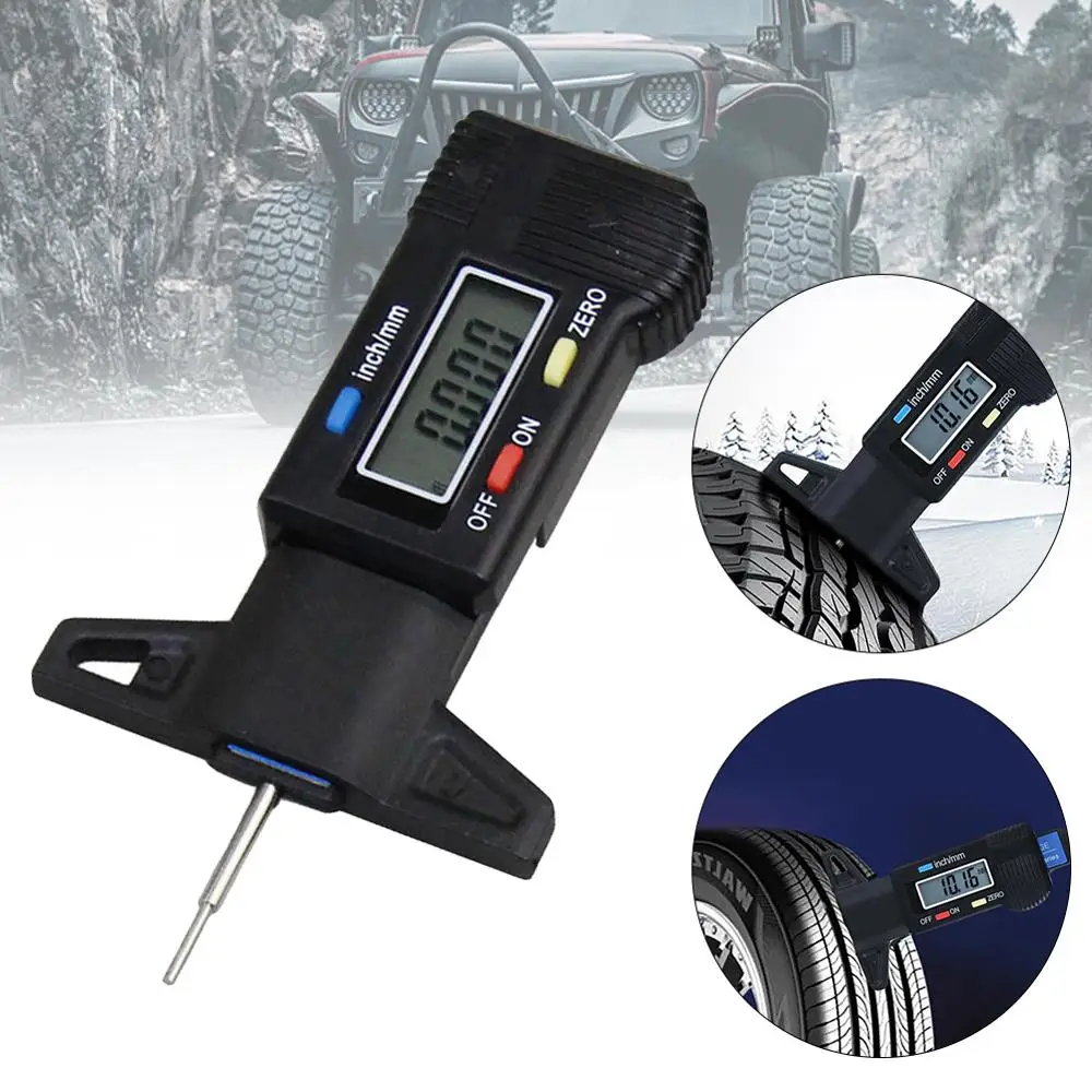 Hot Car Tire Digital Tyre Tread Depth Tester Gauge Meter Measurer For Motorcycle Trucks Car Accessories Depth Tester Easy to Use
Hot Car Tire Digital Tyre Tread Depth Tester Gauge Meter Measurer For Motorcycle Trucks Car Accessories Depth Tester Easy to Use