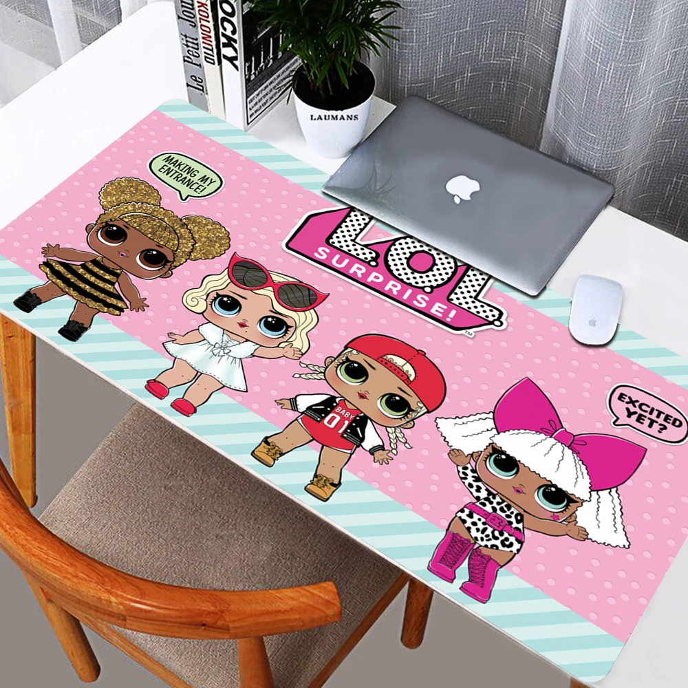 Doll Cute Lol Girl Mouse Pad Art Table Mats Office Carpet Desk Pad Mouse Mat Black Big Mousepad Rubber Mat for Computer Table
Doll Cute Lol Girl Mouse Pad Art Table Mats Office Carpet Desk Pad Mouse Mat Black Big Mousepad Rubber Mat for Computer Table