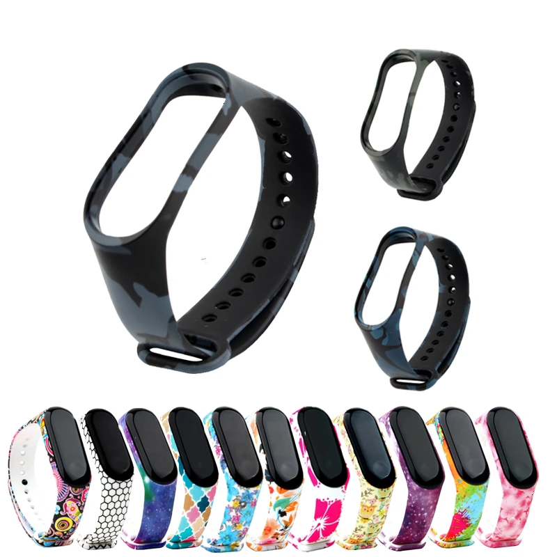 Модный ремешок для Xiaomi mi band 4/3 спортивный водонепроницаемый сменный Браслет