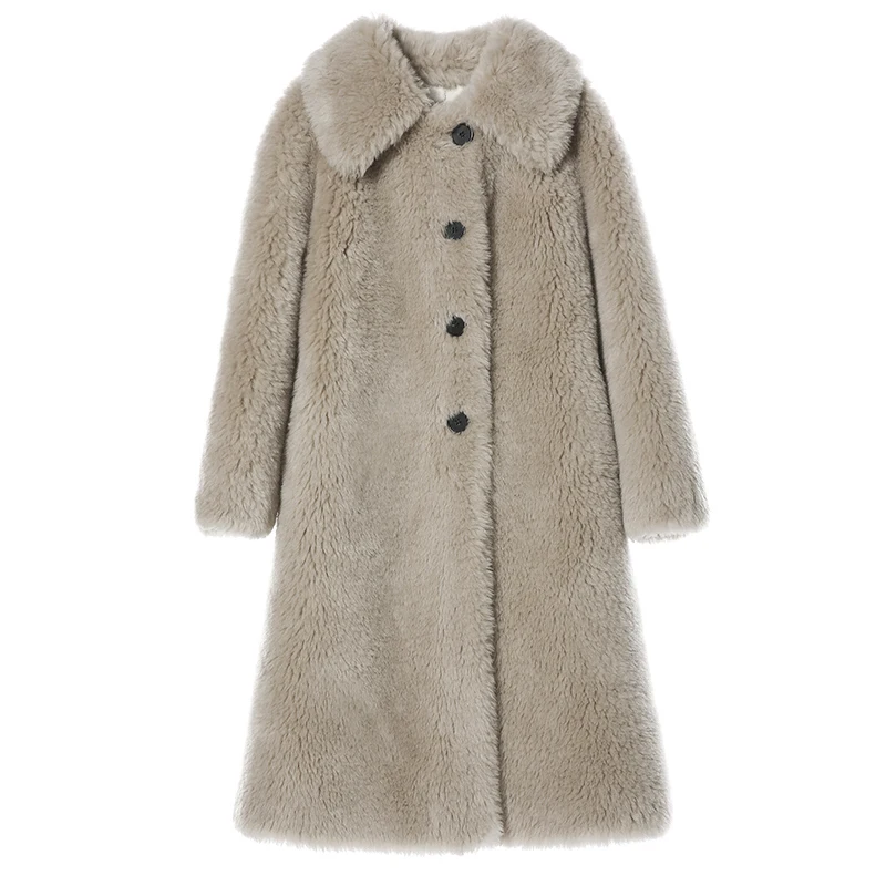 Fake Fur Coat Women's 2020 Winter New Grain Lalambswool Coat Long Section Winter Imitation Lamb Fur Coat
Fake Fur Coat Women's 2020 Winter New Grain Lalambswool Coat Long Section Winter Imitation Lamb Fur Coat