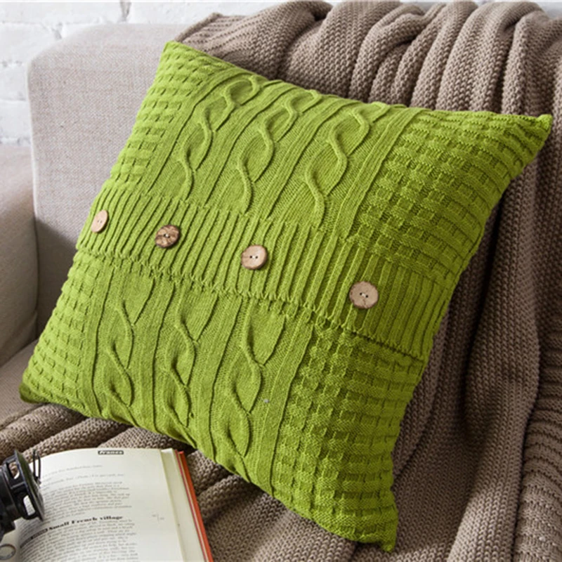 DIMI Twist Design Knitted Cushion Cover White Pillow Case Throw Pillow Cover Nordic Style Cotton Button Stripe Fried Dough
DIMI Twist Design Knitted Cushion Cover White Pillow Case Throw Pillow Cover Nordic Style Cotton Button Stripe Fried Dough