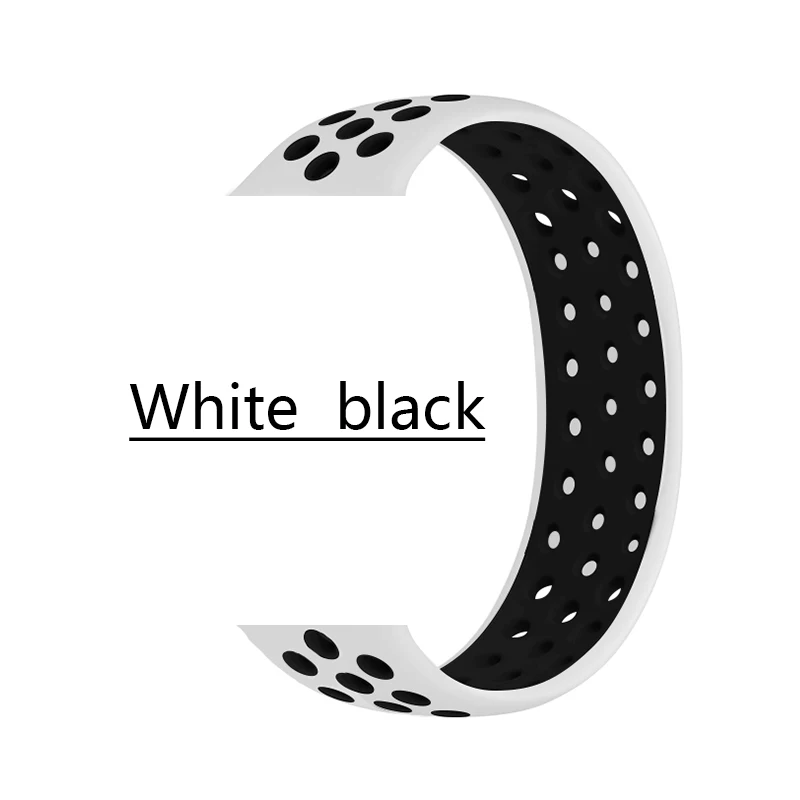 Ремешок спортивный универсальный для iwatch Band Series 6 5 40 мм силиконовый браслет
