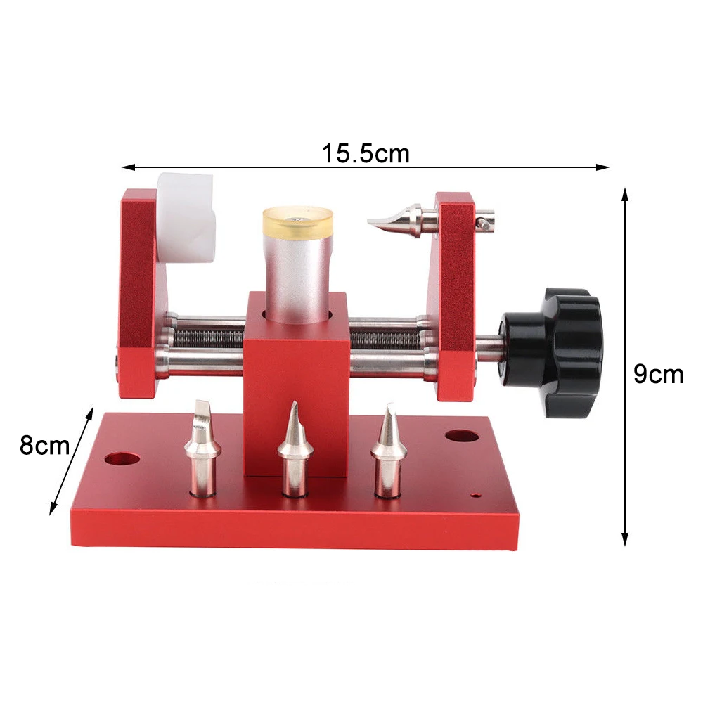 Professional Red Watch Bezel Opener Removal Tool Workbench Back Case Opener Tool Watch Parts Repair Tool for Watchmaker Snap-On
Professional Red Watch Bezel Opener Removal Tool Workbench Back Case Opener Tool Watch Parts Repair Tool for Watchmaker Snap-On