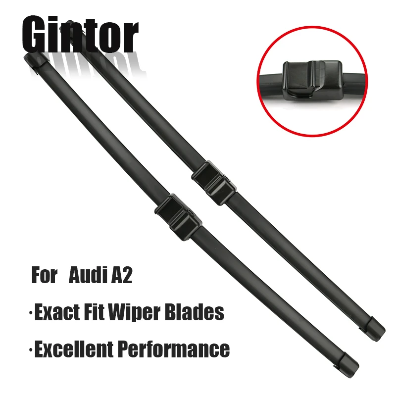 

Gintor For AUDI A2 30" Single 2000 2001 2002 2003 2004 2005 Car Windscreen Wiper Blades Clean The Windshield Fit Side Pin Arms