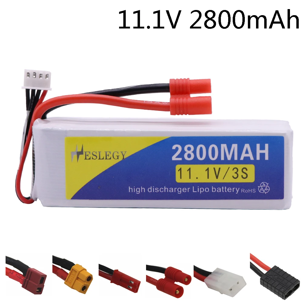 Литий-полимерный аккумулятор 3S 11 1 В 2800 мАч для BAYANGTOYS XK X350-015 X16 X21 X22