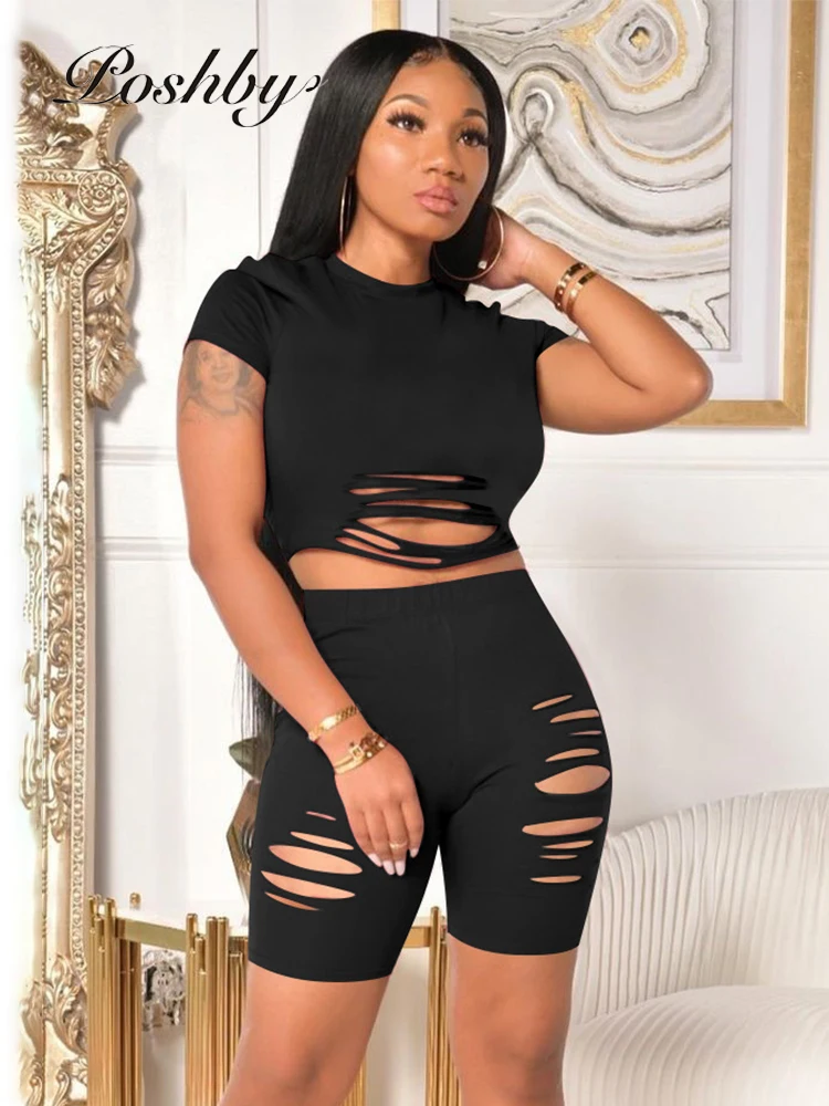Poshby Summer Women Solid Color Hollow Out Short Sleeve 2 Piece Set Casual Jogger Shorts Leggings Suit Sporty Fitness Outfit
Poshby Summer Women Solid Color Hollow Out Short Sleeve 2 Piece Set Casual Jogger Shorts Leggings Suit Sporty Fitness Outfit