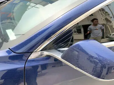 Углеродного волокна вид спереди треугольная накладка на окно 2 шт. для Tesla модель 3 18-20
Углеродного волокна вид спереди треугольная накладка на окно 2 шт. для Tesla модель 3 18-20