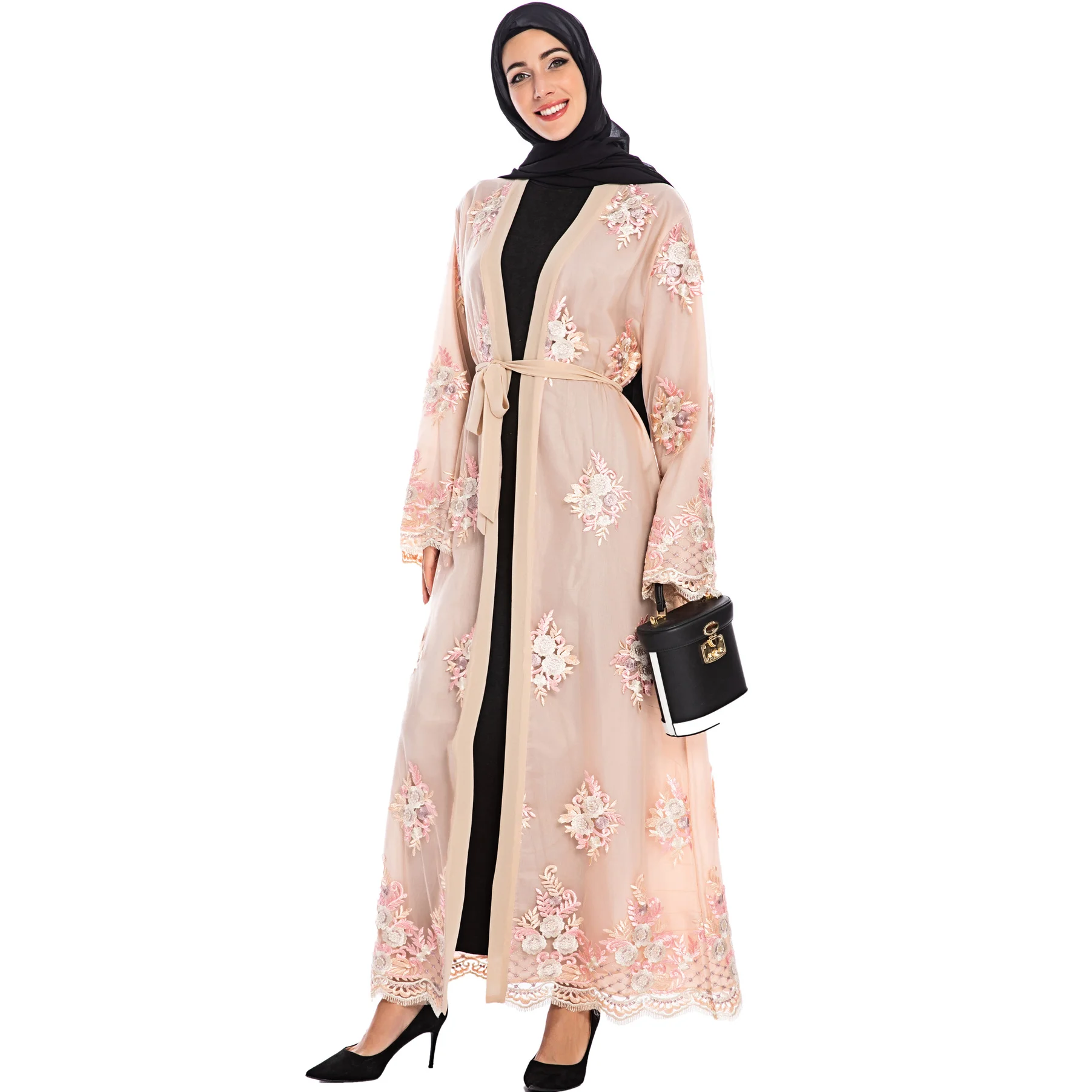 2021 Muslim New Fashion Women's Embroidered Lace Gown Cardigan Temperament Versatile Elegant Dress Muslim Fashion Arabic
2021 Muslim New Fashion Women's Embroidered Lace Gown Cardigan Temperament Versatile Elegant Dress Muslim Fashion Arabic