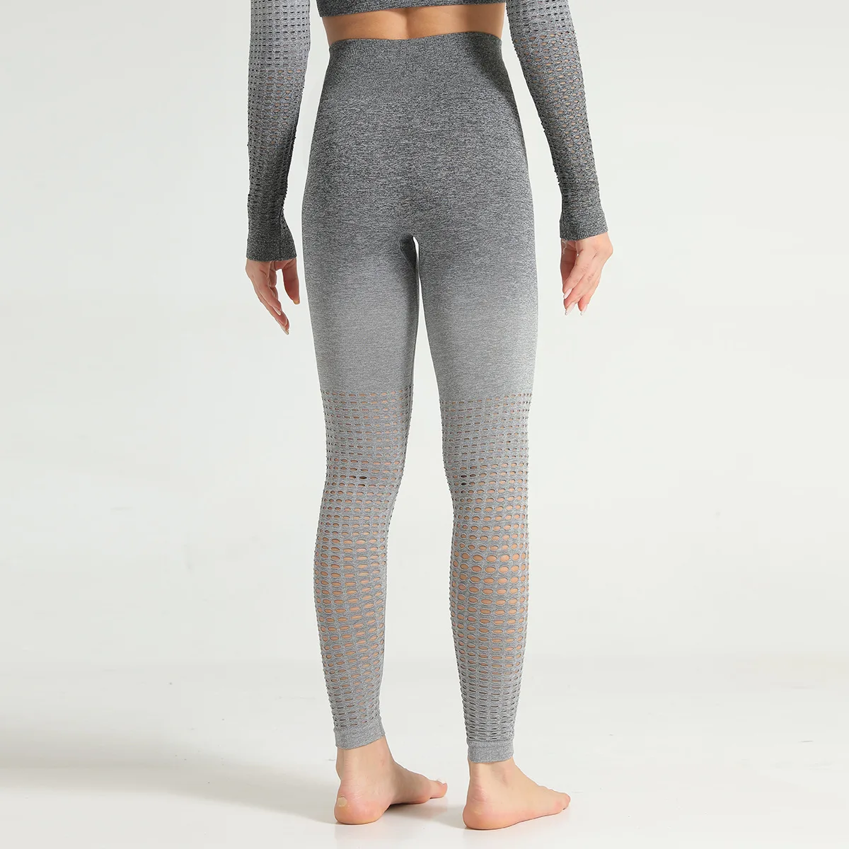 Sports Wear For Fitness Women Gym Yoga Clothing Seamless Mesh Leggings With High Waisted Woman Tracksuit Pants Sport Clothes 
Sports Wear For Fitness Women Gym Yoga Clothing Seamless Mesh Leggings With High Waisted Woman Tracksuit Pants Sport Clothes