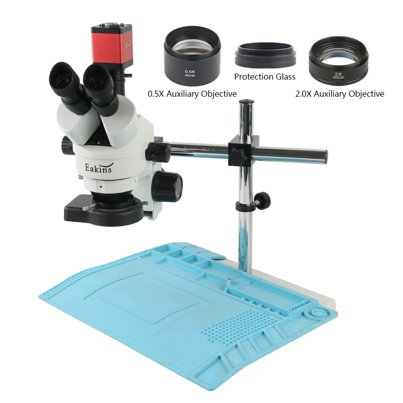 3.5-90X Trinocular Stereo Microscope+14MP 1080P HDMI VGA Microscope Camera+0.5X 2.0X Objective Lens+144 LED For Phone PCB Repair
3.5-90X Trinocular Stereo Microscope+14MP 1080P HDMI VGA Microscope Camera+0.5X 2.0X Objective Lens+144 LED For Phone PCB Repair
