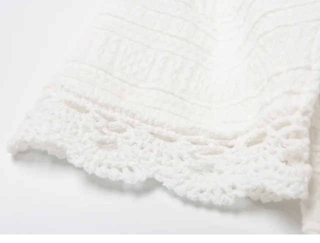 Women Knit Summer T-shirt Sweater White Black Stand Collar Hollow out Elegant Half Sleeve Female Pullover
Women Knit Summer T-shirt Sweater White Black Stand Collar Hollow out Elegant Half Sleeve Female Pullover