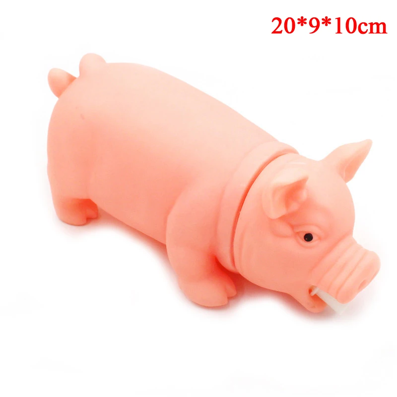 1pc Colorful Screaming Rubber Pig Pet Teasing Squeak Squeaker Chew Toy Puppy Toy for Dogs for Large Dogs Sound Voice Dog Toys 35 
1pc Colorful Screaming Rubber Pig Pet Teasing Squeak Squeaker Chew Toy Puppy Toy for Dogs for Large Dogs Sound Voice Dog Toys 35