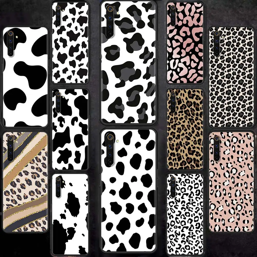 Black White Cow Texture Leopard Print Cover For Oppo A52 A9 2020 A53 A94 A93 A74 5G Find X2 Lite Reno3 Pro Black Softshell 
Black White Cow Texture Leopard Print Cover For Oppo A52 A9 2020 A53 A94 A93 A74 5G Find X2 Lite Reno3 Pro Black Softshell