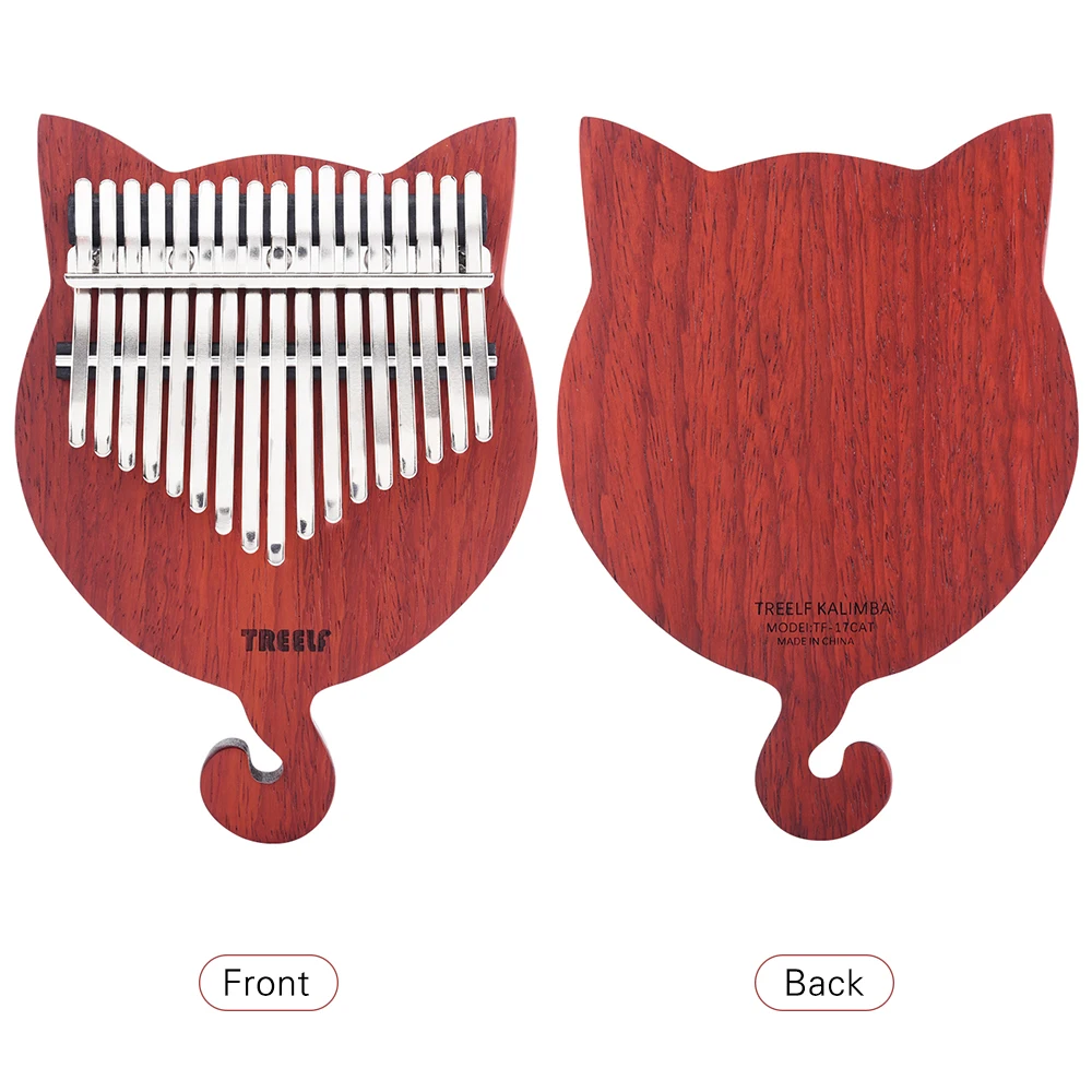 TREELF TF-17CAT 17 Key Kalimba Solid Wood Thumb Piano Finger Piano Finger Precussion with Scale Stickers Tuning Hammer
TREELF TF-17CAT 17 Key Kalimba Solid Wood Thumb Piano Finger Piano Finger Precussion with Scale Stickers Tuning Hammer