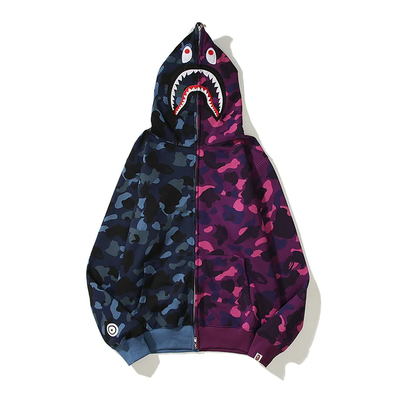 Tide bape men's and women's same style tide brand zipper sweater cotton show small thin velvet
Tide bape men's and women's same style tide brand zipper sweater cotton show small thin velvet