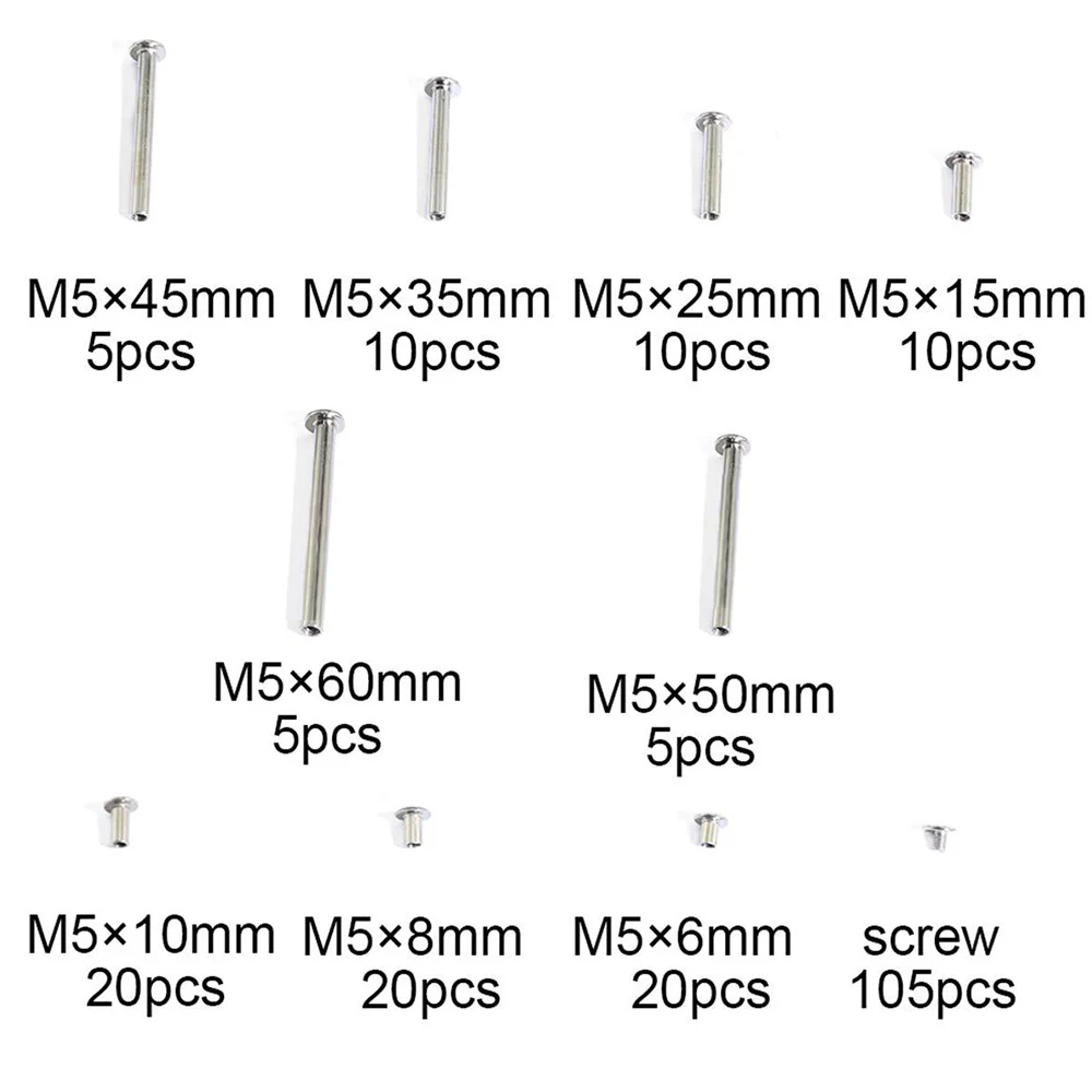 Craft Screw Assortment Kit Ni-Plated Phillips Head Joint Screw for Leather Craft
Craft Screw Assortment Kit Ni-Plated Phillips Head Joint Screw for Leather Craft