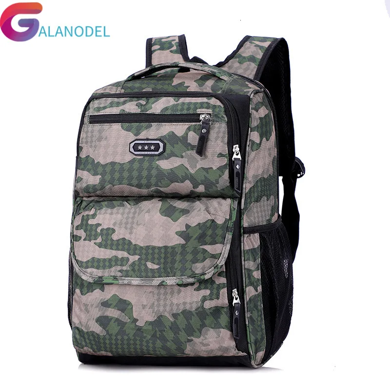 High Men Laptop Backpacks Camouflage Quality Nylon School Backpack Large-capacity school bags for teen boys mochila escolar
High Men Laptop Backpacks Camouflage Quality Nylon School Backpack Large-capacity school bags for teen boys mochila escolar