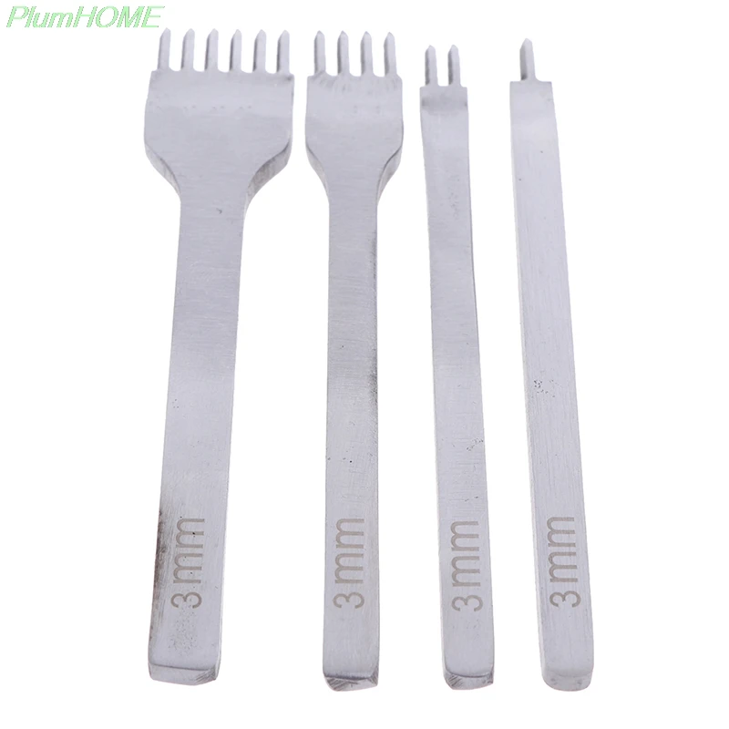 DIY Tool 1 2 4 6 Prong Hole Punch Punch Tool Chisel 1pc 3mm/0.12" Useful Stainless Steel Rhombus Tooth Chisel Leather Craft 
DIY Tool 1 2 4 6 Prong Hole Punch Punch Tool Chisel 1pc 3mm/0.12" Useful Stainless Steel Rhombus Tooth Chisel Leather Craft