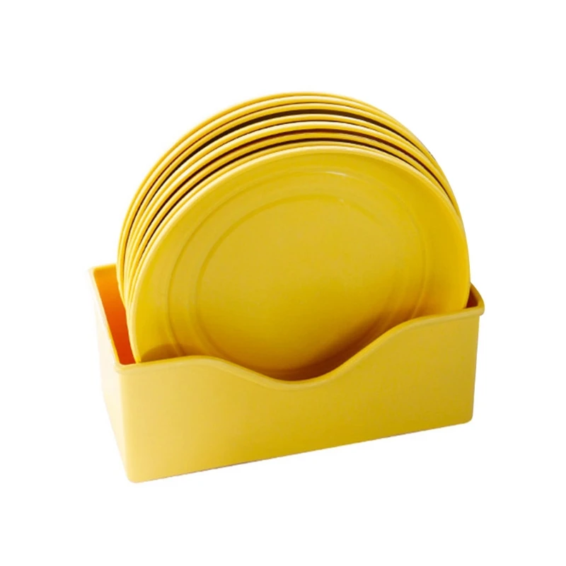 8Pcs Macaron Candy Color Dinner Plates Set with Rack Unbreakable Plastic Dishes
8Pcs Macaron Candy Color Dinner Plates Set with Rack Unbreakable Plastic Dishes