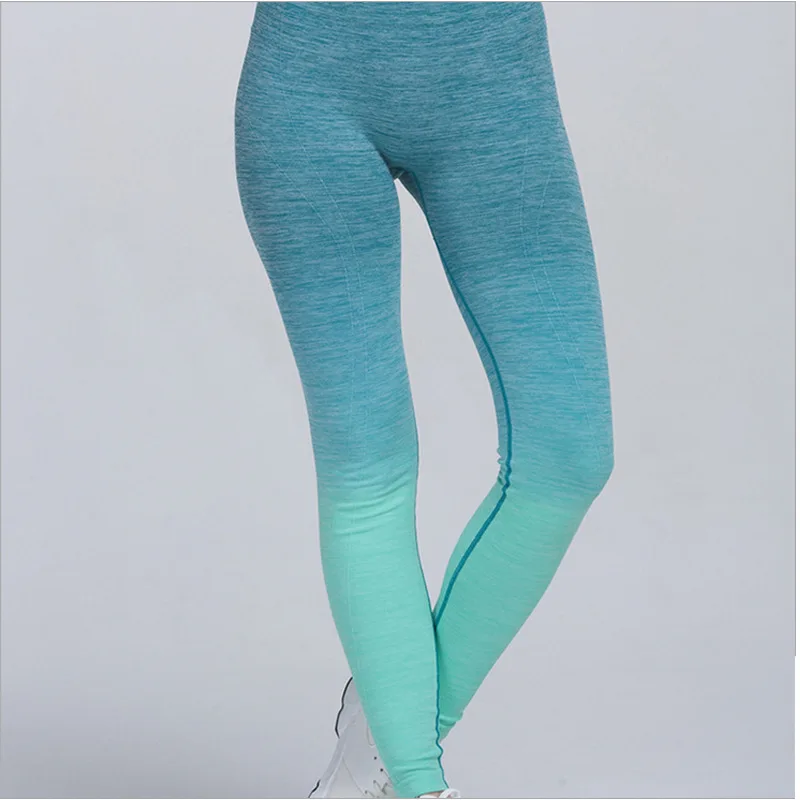 High Elastic Women Gradient Color Tight Yoga Pants High Waist Running Tights Breathable Quick Dry Fitness Gym Sports Trousers
High Elastic Women Gradient Color Tight Yoga Pants High Waist Running Tights Breathable Quick Dry Fitness Gym Sports Trousers
