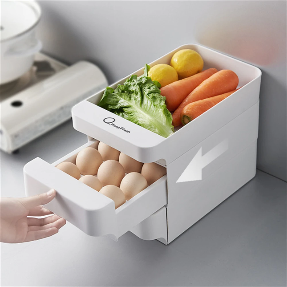 Home Egg Storage Boxes Multi-Layer Eggs Grids Drawer Multifunctional Refrigerator Storage Case Stackable Kitchen Food Organizer
Home Egg Storage Boxes Multi-Layer Eggs Grids Drawer Multifunctional Refrigerator Storage Case Stackable Kitchen Food Organizer