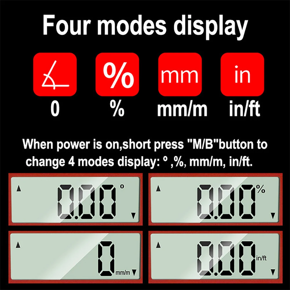Digital Level Box Electronic Angle Gauge Protractor Angle Finder Bevel Gauge With Magnetic Base Level Processing Instrument
Digital Level Box Electronic Angle Gauge Protractor Angle Finder Bevel Gauge With Magnetic Base Level Processing Instrument