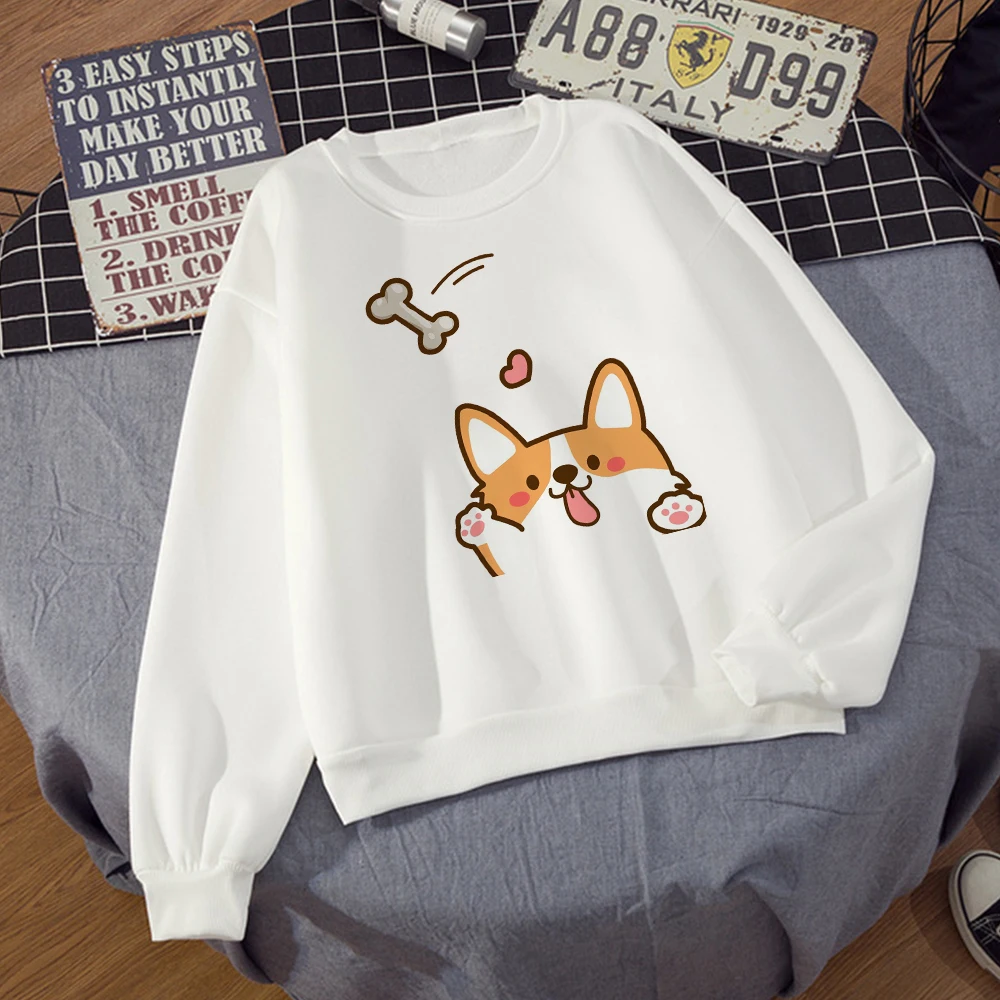 Kawaii Fashion Style Hoodie Best Friends Corgi Printed Sweatshirt Pull Riverdale Crewneck Comfy Long Sleeve Pullover For Women
Kawaii Fashion Style Hoodie Best Friends Corgi Printed Sweatshirt Pull Riverdale Crewneck Comfy Long Sleeve Pullover For Women