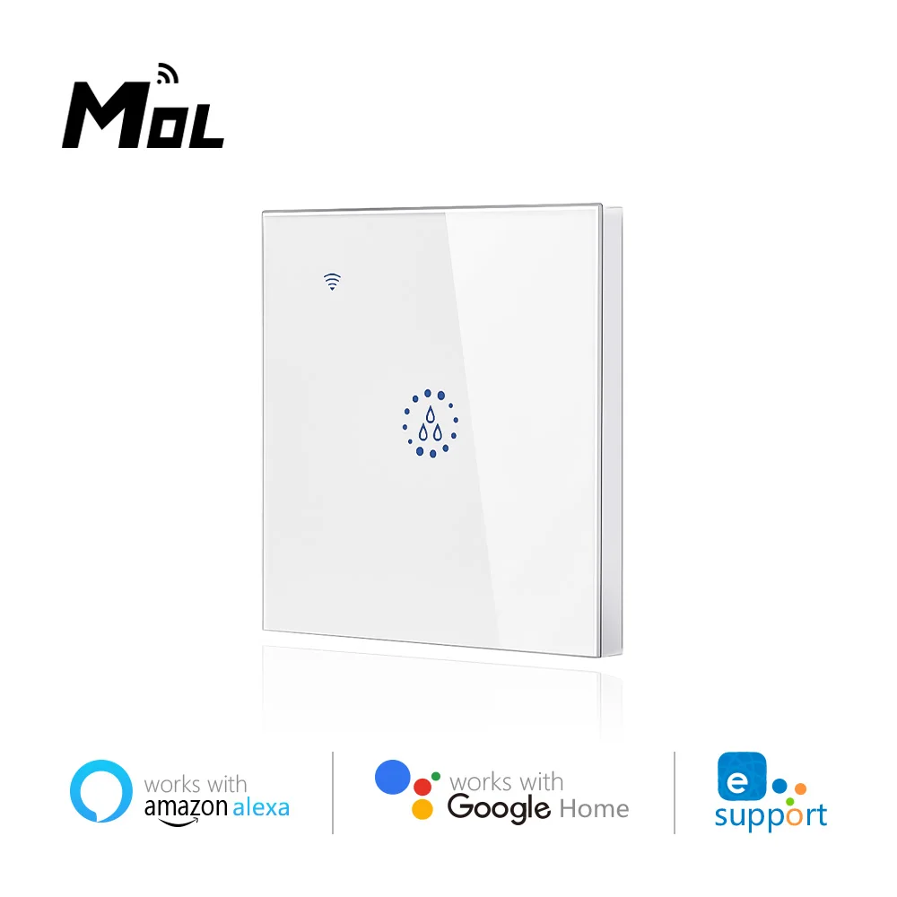Wifi Boiler Smart Switch Water Heater Switches Voice Remote Control EU White Touch Panel Timer Outdoor work alexa google home
Wifi Boiler Smart Switch Water Heater Switches Voice Remote Control EU White Touch Panel Timer Outdoor work alexa google home
