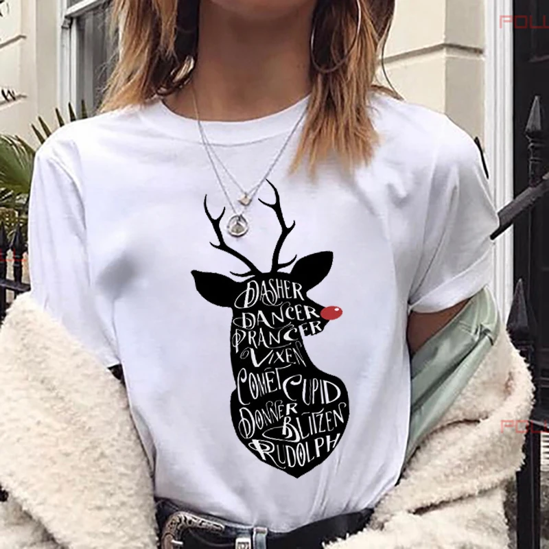 Women/Men Merry Christmas Party Tshirt Female Cartoon Reindeer Printed Short Sleeve T-shirts Girls Harajuku Graphic Tops Tee
Women/Men Merry Christmas Party Tshirt Female Cartoon Reindeer Printed Short Sleeve T-shirts Girls Harajuku Graphic Tops Tee
