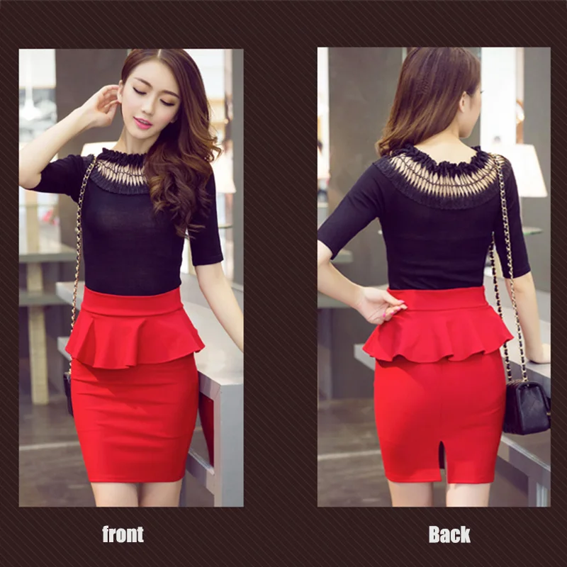 Sexy Women Ruffle Pencil Skirt Summer Casual Bodycon Elegant Open Slit OL Skirts Plus Size 5XL MAEA99
Sexy Women Ruffle Pencil Skirt Summer Casual Bodycon Elegant Open Slit OL Skirts Plus Size 5XL MAEA99