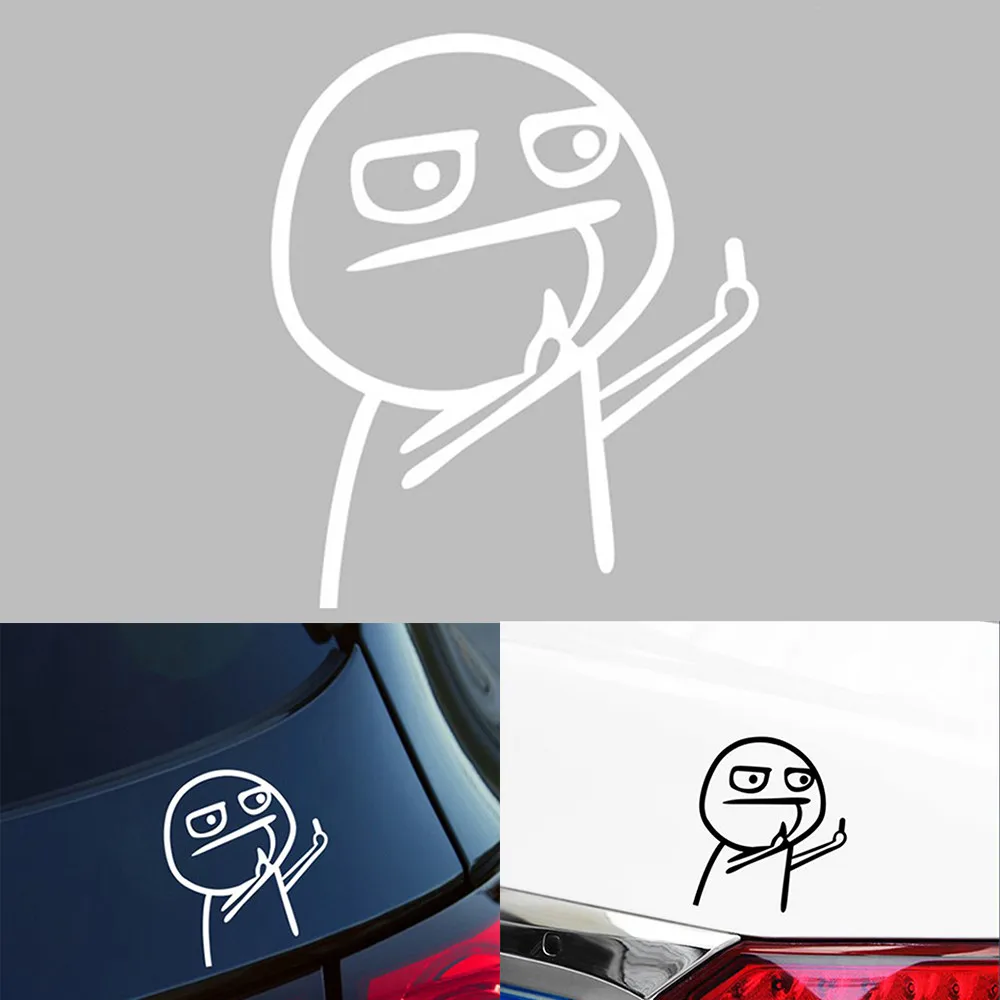 1 Pc Car Sticker Glass Decals Cartoon Middle Finger Auto Sticker Full Body Head Rear Glass Funny Waterproof Reflective
1 Pc Car Sticker Glass Decals Cartoon Middle Finger Auto Sticker Full Body Head Rear Glass Funny Waterproof Reflective