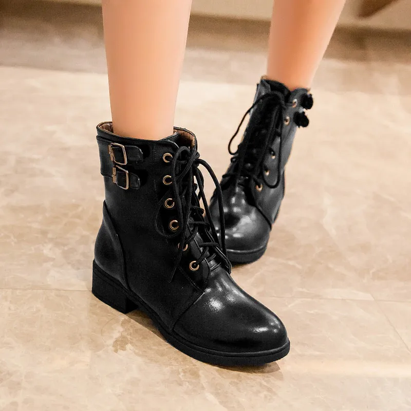 Lloprost ke big size 34-43 fashion autumn winter boots lace up ladies ankle boots square heels shoes women boots 2020 new shoes
Lloprost ke big size 34-43 fashion autumn winter boots lace up ladies ankle boots square heels shoes women boots 2020 new shoes