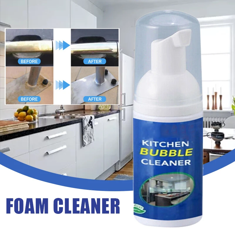 30ml Kitchen Cleaning Bubble Spray Foam Bathroom Kitchen Grease Oil Rust Wash Cleaning Rust Remover Detergent Cleaning Tools
30ml Kitchen Cleaning Bubble Spray Foam Bathroom Kitchen Grease Oil Rust Wash Cleaning Rust Remover Detergent Cleaning Tools