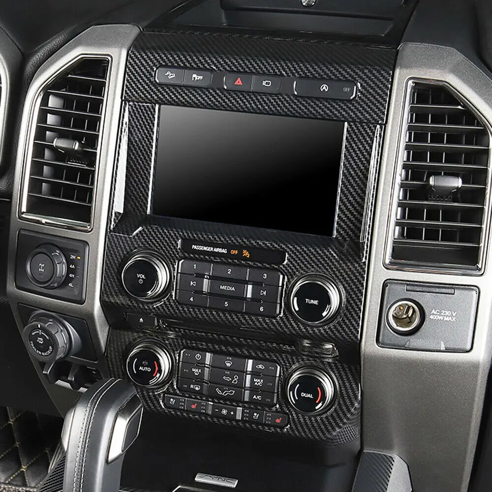 Carbon Fiber Accessories Console Navigation Cover Trim For Ford F150 F-150 15-19
Carbon Fiber Accessories Console Navigation Cover Trim For Ford F150 F-150 15-19