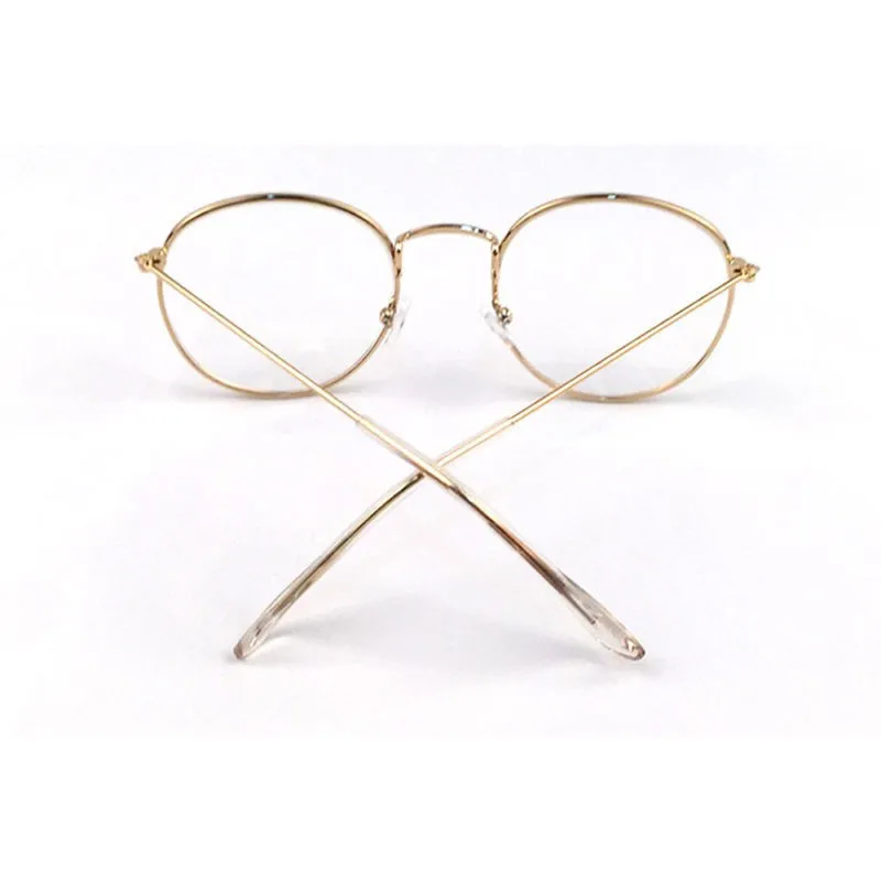 Round Glasses Frame Woman Men Glasses Retro Optical Frames Metal Clear Lens Black Silver Gold Eyeglasses Spectacle Frames
Round Glasses Frame Woman Men Glasses Retro Optical Frames Metal Clear Lens Black Silver Gold Eyeglasses Spectacle Frames