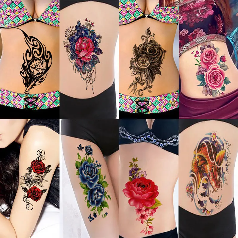 121-160 Waterproof Tattoo Sticker 3D Tattoo Rose Butterfly Tattoo Arm Back Chest Leg Tattoo Lasting Tattoo Sticker Paper
121-160 Waterproof Tattoo Sticker 3D Tattoo Rose Butterfly Tattoo Arm Back Chest Leg Tattoo Lasting Tattoo Sticker Paper