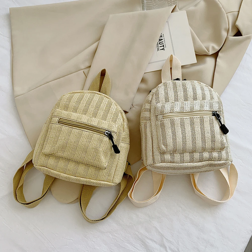 Mini Women Stripe Woven Handbags Fashion Tassel Woven Shoulder Bag for Girls Large Capacity Shopping Backpack
Mini Women Stripe Woven Handbags Fashion Tassel Woven Shoulder Bag for Girls Large Capacity Shopping Backpack
