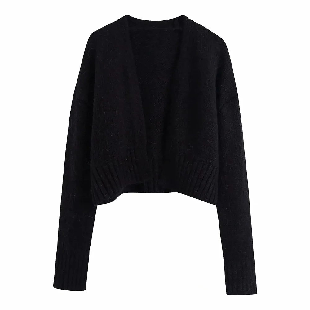 2021 ZA Women Short Cardigans Solid Colors Open Stitching Short Knitting Sweater Home Leisure Female Chic Long Sleeve Coat Tops
2021 ZA Women Short Cardigans Solid Colors Open Stitching Short Knitting Sweater Home Leisure Female Chic Long Sleeve Coat Tops
