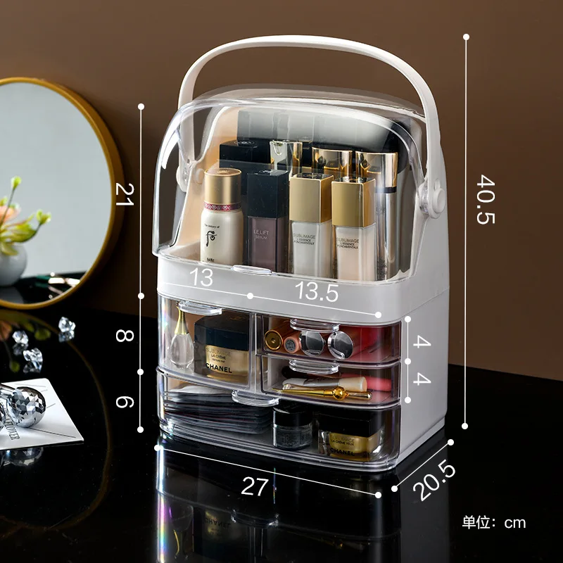 New Makeup Organizer Large Capacity Waterproof And Dustproof Bathroom Cosmetic Storage Box Jewelry Desktop Beauty Storage Drawer
New Makeup Organizer Large Capacity Waterproof And Dustproof Bathroom Cosmetic Storage Box Jewelry Desktop Beauty Storage Drawer
