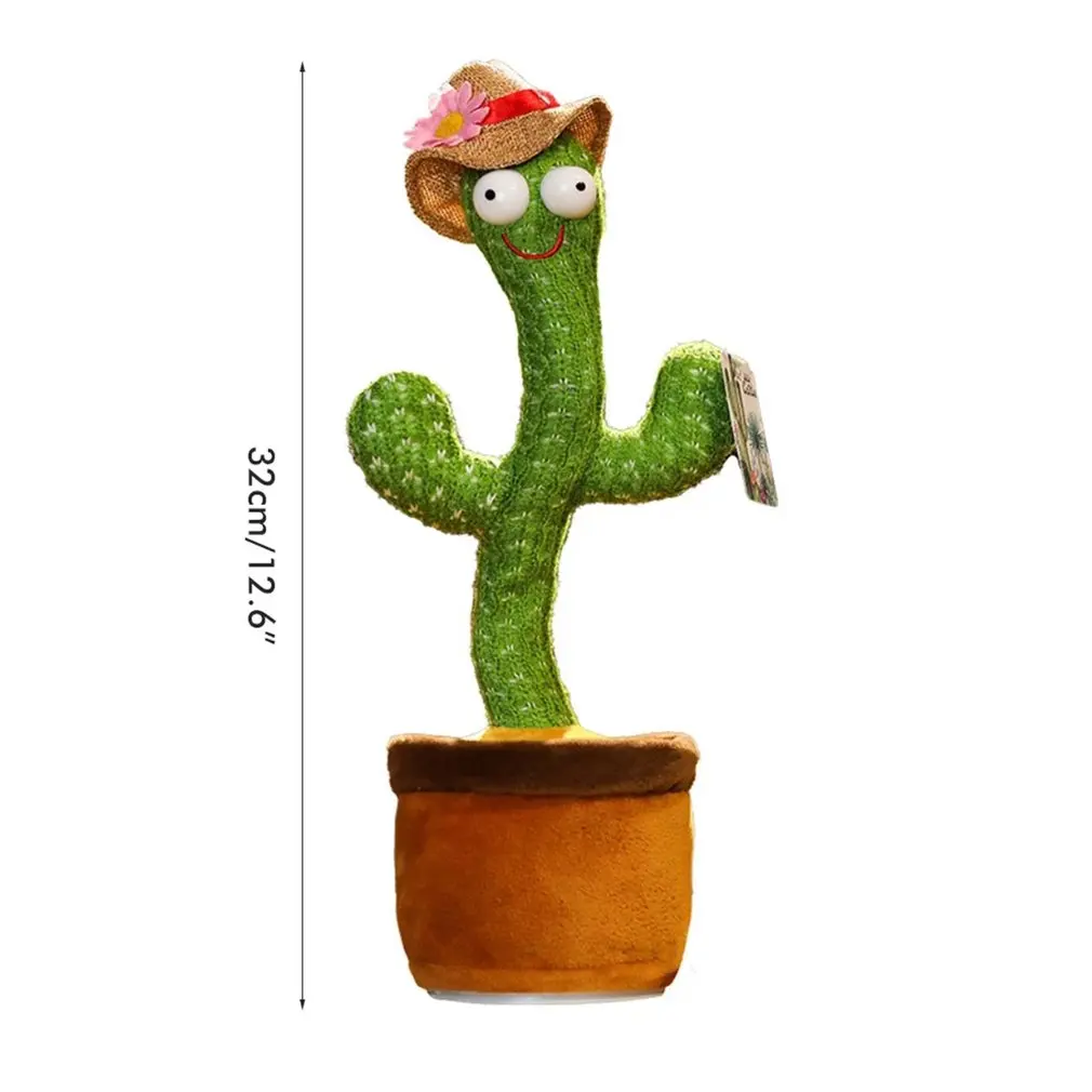 Cactus Plush Toy Electronic Dancing Dancing Toy With Song Cute Plush Dancing Cactus Toy With 120 Chinese And English Songs
Cactus Plush Toy Electronic Dancing Dancing Toy With Song Cute Plush Dancing Cactus Toy With 120 Chinese And English Songs